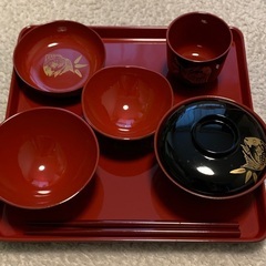 お食い初め膳セット　日枝神社