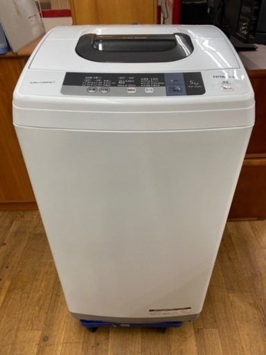 I455 ★ HITACHI 洗濯機 （5.0㎏）★ 2016年製 ⭐動作確認済⭐クリーニング済