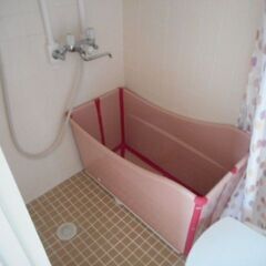●値下げ！折り畳みバスタブ4点セット(未使用)の画像