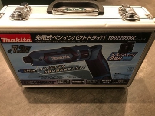 【美品】makita 充電式ペンインパクトドライバ TD022DSHX