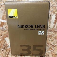 Wa86　NIKON　ニコン　カメラレンズ　NIKKOR LENS　AF-S DX　35mm　ｆ/1.8Gの画像