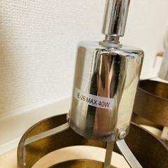 ※あげます0円※ ニトリ　シーリングライト　ブラウンの画像