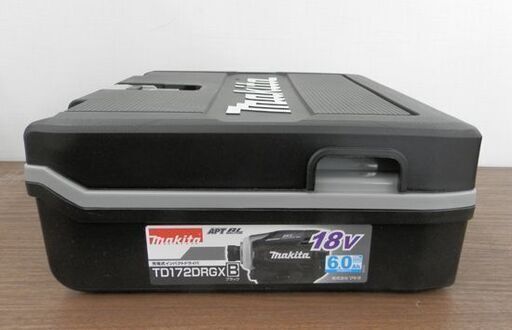 新品 makita 18V 充電式インパクトドライバー TD172DRGX B ブラック 6.0Ah バッテリ2個+充電器+ケースセット マキタ 札幌市西区 西野店