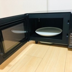 電子レンジ　黒　SHARPの画像