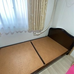 シングルベッド　★フレームとマットレスセット