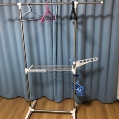 ニトリ　ステンレスI型物干し