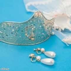 【未使用・新品同様☆シークレットハニー】アリエルティアラ＆イヤリング セット 正規品 Dハロ