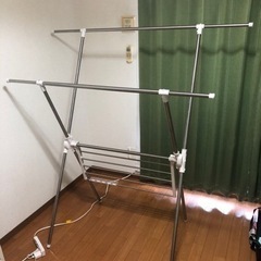 洗濯物干し（ステンレスX型物干し イクス) Drying rac...
