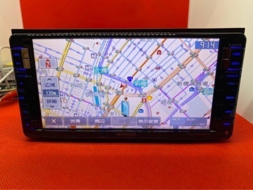KENWOOD 彩速　MDV-D502BTW 最新地図　フルセグTV フルセット う-6