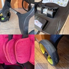 doona ベビーカー チャイルドシートisofixベース付 スウィートピンクの画像