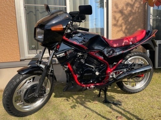 ホンダ　VT250FC 始動　書付き　初期型　MC08 ブラック　旧車　絶版車