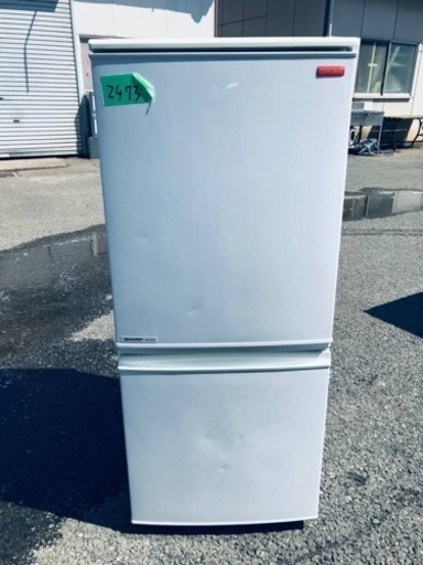 本日の大特価商品‼️2473番 SHARP✨ノンフロン冷凍冷蔵庫✨SJ-C14T-W‼️