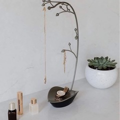 ジュエリースタンド　アクセサリースタンド　ツリー　シンプル　シル...