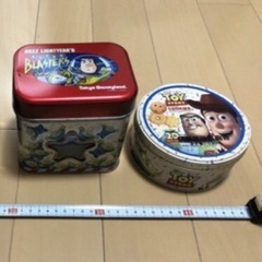 ディズニーランド　トイストーリー 好きさんに！缶かん　2個