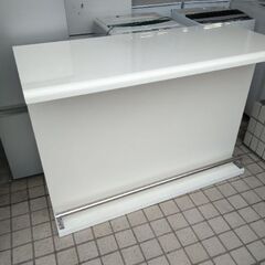 カウンターテーブル ダイニングカウンター 天板鏡面仕上げの画像