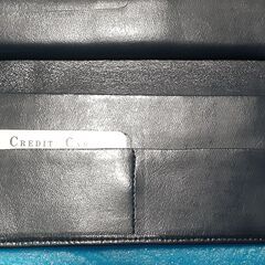 ♪新品未使用♪　ネイビーがま口長財布　レディースの画像