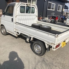 仙台市！ホンダ アクティ 軽トラ 4WD パワステ エアコン付き 車検付き 即戦力 65000キロ の画像