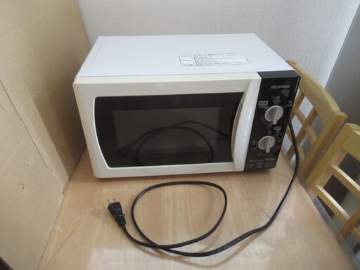 世田谷区近辺配送可能　美品　2016年製　単機能電子レンジ　シンプル簡単切り替え　アイリスオーヤマ 電子レンジ　17Lターンテーブル 　IMG-T177-5
