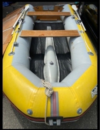 アキレスゴムボート 船外機付き