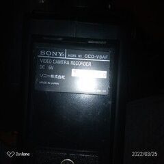 ほぼ未使用 SONY 日本製フィルムカメラ CCD-V8AFの画像