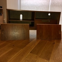 【お引き渡し先決まりました】木製テレビ台（ウォルナット）の画像