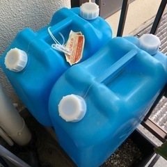 0円　灯油ポリタンク(プラスチックタンク)の画像