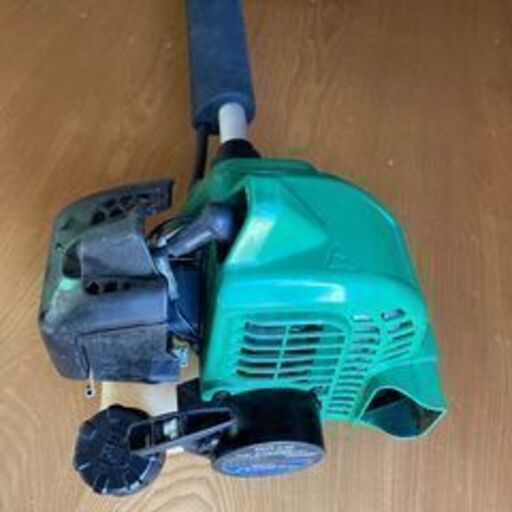 実動品！　美品！　HIKOKI　CG24ECP(S)　肩掛け式エンジン草刈り機 　ナイロンコードカッター仕様