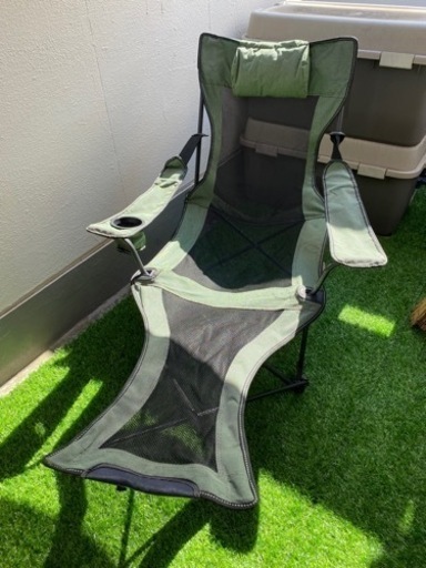 キャンプ用イス2脚セット　ベランダ、お庭にも♪