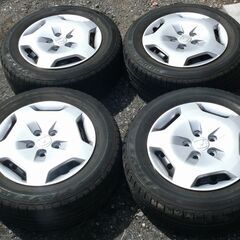 オッデッセイ　BRIDGESTON夏タイヤ鉄ホイールセット　21...