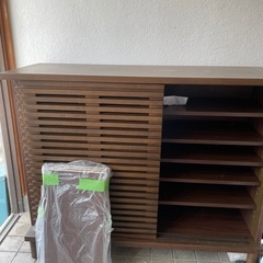 【受渡し済】靴箱　大　家族　大量収納可能　シューズボックスの画像