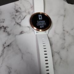 【新品未使用】 GARMIN ガーミン スマートウォッチ ホワイトベルトの画像