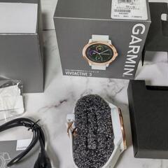 【新品未使用】 GARMIN ガーミン スマートウォッチ ホワイトベルトの画像