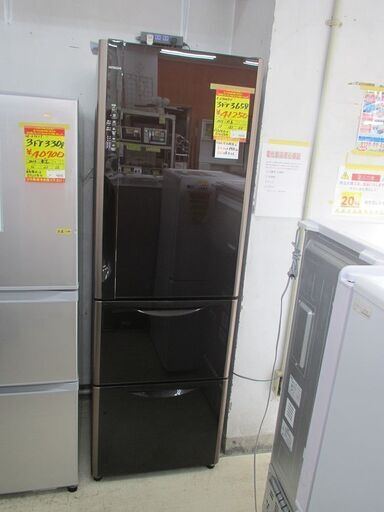 ID:G60004962　日立　３ドア冷凍冷蔵庫３６５L