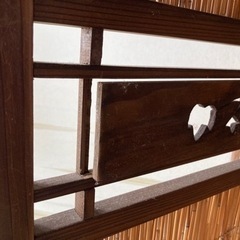 衝立・和パーテーション・アンティークの画像