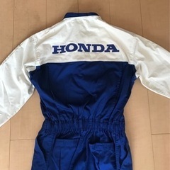 【HONDA】ホンダロゴ入りツナギ　作業着　LLサイズ　ブルー