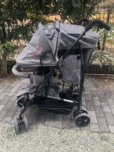 【決まりました】双子、年子用ベビーカー縦型　値下げ中