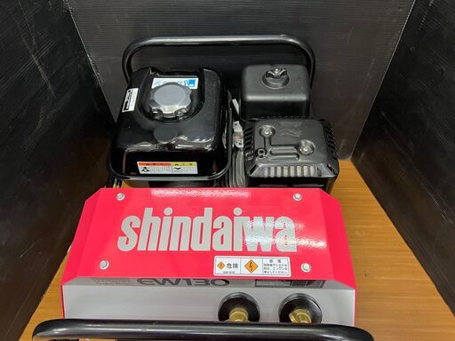 【引取限定】新ダイワ　EW130　エンジン溶接機　やまびこ　キャブタイヤケーブル付属