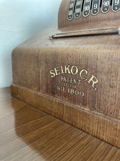 チーンと鳴る！】昭和レトロな手回しレジ クニマツ製☆銚子の仕立て屋