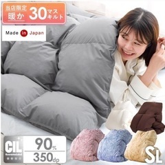 羽毛布団　ホワイトダックダウン90% 日本製の画像