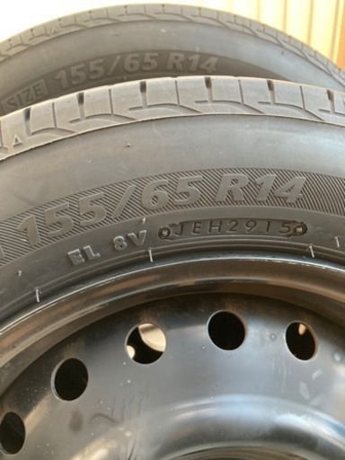 決まりました]ノーマルタイヤ 155/65R14鉄ホイール 【公式通販】
