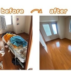 天王寺にて残置物撤去作業させて頂きました。