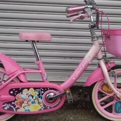 16インチ 🚲 子供用 補助輪 自転車 ✨ ディズニープリンセス...