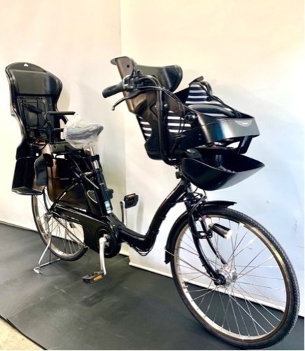 関東全域送料無料 保証付き 電動自転車　パナソニック　ギュット　26インチ　3人乗り 8.9ah パワフル