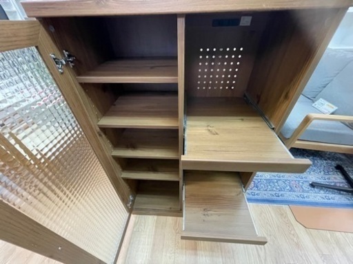 【リサイクルサービス八光　田上店　配達・設置OK】ブラウン　レンジボード