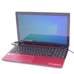 中古美品 Wi-Fi有 ノートパソコン 東芝 T554/45LR 赤色 15インチ 第4