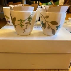 GIVENCHY 茶器セット 急須 湯呑 5個 ジバンシィ GB84-20の画像