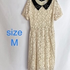 リシェリエ　花柄ワンピース　M