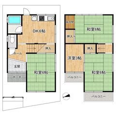 ワンルームと同等な家賃の一戸建て！の画像