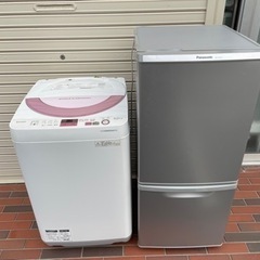 □美品□Panasonic SHARP 家電セット 冷蔵庫 洗濯機 パナソニック シャープ
