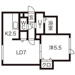 礼金ゼロ!★駅チカ★成約特典あり! グランフォルテ102 札幌市...